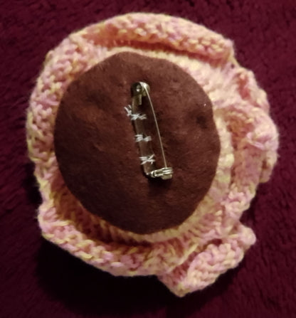 Antique Rose Brooch