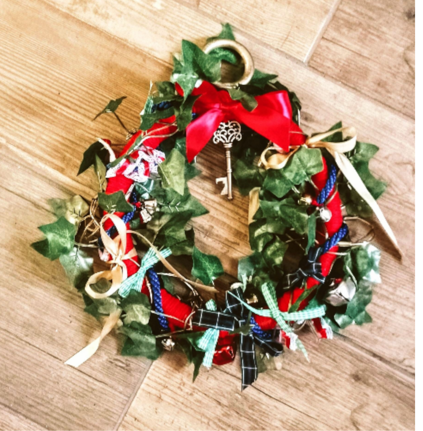 Magical Key Christmas Wreath