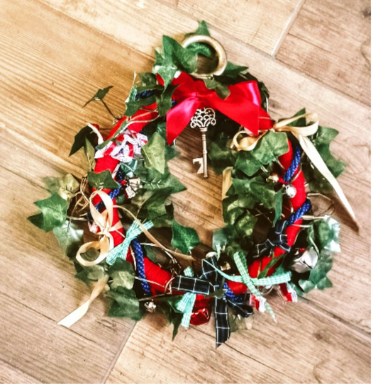 Magical Key Christmas Wreath